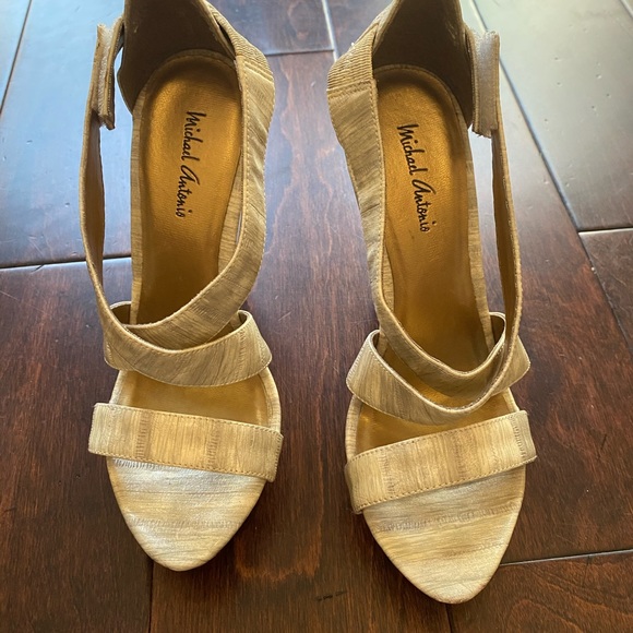 Cream Michael Antonio Heels - Picture 3 of 4